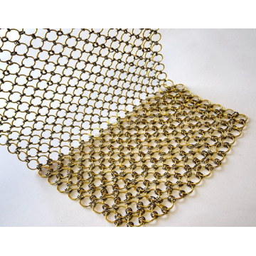 colorful Decorative Metal Mesh Drapery